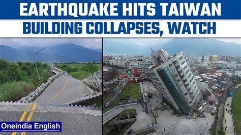 how big was the earthquake that hit taiwan